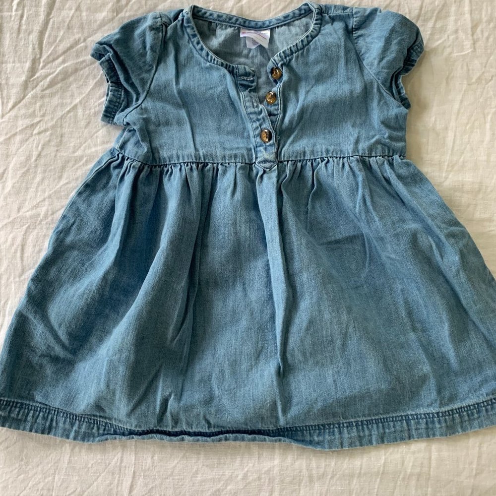Hanna Andersson Blue Chambray Dress